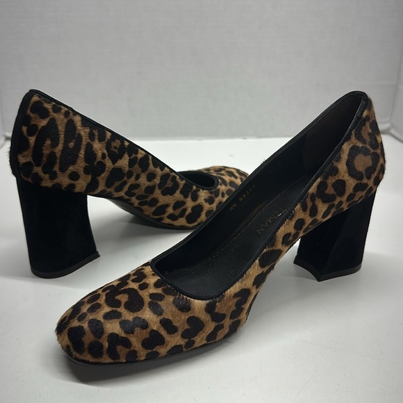 Stuart Weitzman Heels High Heel Shoes Pumps Pony Hair Cheetah Animal Print 7 - Picture 1 of 10